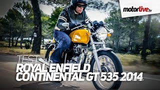 TEST  ROYAL ENFIELD CONTINENTAL GT  La route vivante [upl. by Eirovi493]