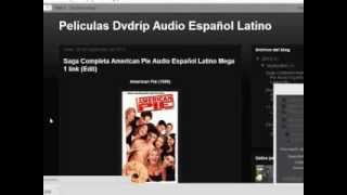 Como descargar peliculas en español latino desde mi blog por Mega y 1 link [upl. by Eimmij919]