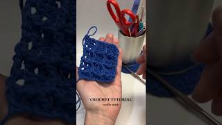 EASY Waffle Stitch Crochet Tutorial  Step by Step Crochet for Beginners Walkthrough [upl. by Rramel474]