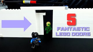 Creating 5 fantastic Lego doors with motors [upl. by Loats671]