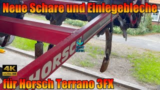 Horsch Terrano 3 FX neue Schare und Einlegebleche aus Hartmetall [upl. by Bartlett]