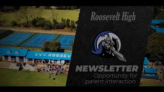 Roosevelt High Newsletter  Opportunity for parent interaction 5 July [upl. by Francie4]