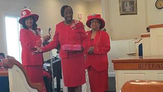 Women In Red Simpson Baptist Church 2015 [upl. by Ainoyek360]