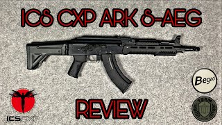 REVIEW ICS CXP ARK SAEG AKM mit Begadi CORE EFCS Tienly 25k 6mm Airsoft Test deutsch TEAM030 [upl. by Giovanna43]