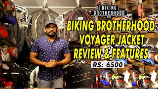 BIKING BROTHERHOOD VOYAGER JACKET FEATURES AND REVIEW MOTO HAWK [upl. by Kcirdnekel]