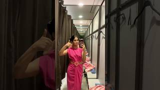 Shop only pink colour outfit minivlog youtubeshorts [upl. by Icyak699]