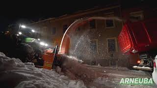 Schneefräsen in AnnabergBuchholz  Winter 2019  Arneuba Landtechnik im Erzgebirge [upl. by Aisul]