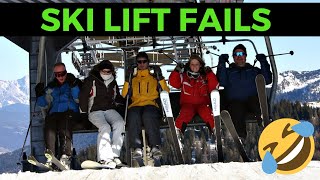 Funny SKI Lift Fails [upl. by Grayson773]