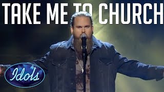 WOW TAKE ME TO CHURCH Cover By Christopher Kläfford On Sweden Idol [upl. by Mcgaw163]