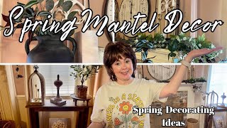 SPRING DECOR 2024  SPRING DECORATING IDEAS  SPRING MANTEL DECOR [upl. by Yaj]