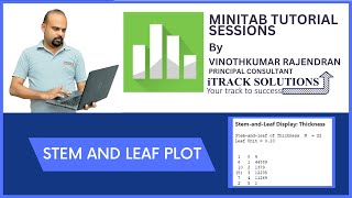 MINITAB  Stem and Leaf plot using minitab [upl. by Ragland]