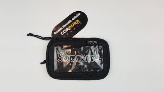 Supreme FW19 Small Zip Pouch Review  Actually A Wallet [upl. by Nylekcaj]