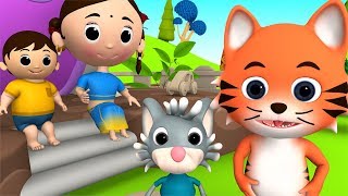 बिल्ली मौसी  Billi Mausi Billi Mausi  Hindi Rhymes  Cartoon Animated Nursery Rhymes for Children [upl. by Chemesh]