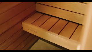 Baia Wave Bench Indoor Finnish Sauna [upl. by Ahserkal]