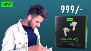 Dont Buy This Mivi DuoPods A25 Wireless Earphone before Watching this Video Unboxing amp Review [upl. by Ronna]