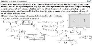 Matura z matematykiFunkcje  zadanie  60 [upl. by Nirrek]