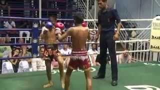 Brutal 10Yr Old Muay Thai Knockout [upl. by Namqul]