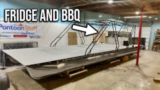 Building My Dream Yacht From Scratch Pt 15  BBQ AND FRIDGE [upl. by Annairdna]