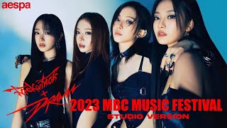 aespa  Trick Or Trick  DRAMA 2023 MBC MUSIC FESTIVAL Studio Version [upl. by Pearse90]