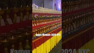 Kagyu Monlam 2024 NYC kagyumonlam2024 karmapa budhism tibetanvlogger karmapakheno shorts [upl. by Ellerol8]