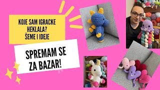 Heklane igracke pripreme za bazar šeme za heklanje i ideje [upl. by Inkster]