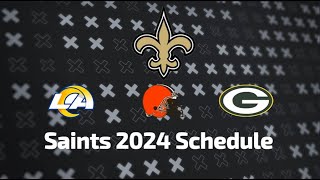 Saints 20242025 Schedule Release All Opponents for NEXT SEASON [upl. by Collier693]