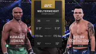 UFC5 Usman vs Covington [upl. by Lakin]