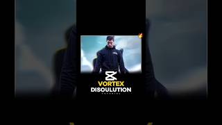 How to edit Vortex Dissolution 4k Tutorial Capcut  New Capcut Trending 4k effect tutorial shorts [upl. by Ranit]