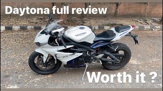 Triumph daytona full ownership review daytona675 [upl. by Annuahs]