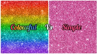 Colourful Vs Simple  Choose your favourite  Lisa Or Lena [upl. by Olecram36]