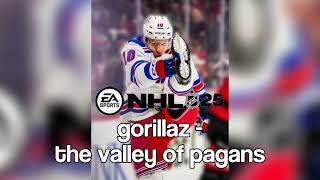 gorillaz  the valley of pagans NHL 25 Soundtrack Concept [upl. by Roti]