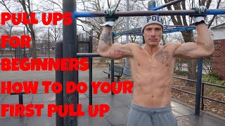 Pull Ups For Beginners  How To Do Your First Pull Up  BarNaturalPrez  Thats Good Money [upl. by Alyson]