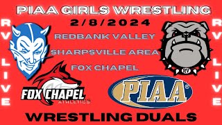 TRIMEET Redbank Valley Girls Wrestling vs Sharpsville Area vs Fox Chapel [upl. by Katherina]