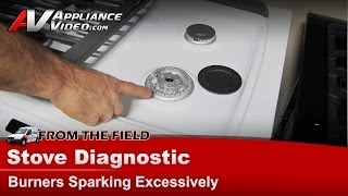 Stove Diagnostics  Gas Burner Sparking Excessively [upl. by Isherwood793]