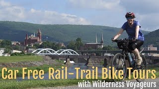 Car Free RailTrail Bike Tours with Wilderness Voyageurs [upl. by Azeria436]