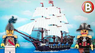 LEGO 10210 Imperial Flagship  Pirates  Stop Motion Review [upl. by Helas96]