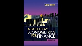 Introductory Econometrics for Finance Lecture 18 [upl. by Nagol580]