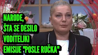 GDE JE NESTALA VODITELJKA EMISIJE quotPOSLE RUČKAquot ISPLIVALI NEPOZNATI DETALJI O JOVANI GRGUREVIĆ [upl. by Parsifal535]