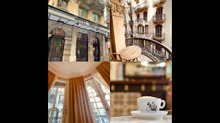 Hotel Review A Century Old Hotel Nouvel in Barcelona Spain [upl. by Atteuqram]