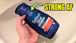 Selsun Blue Antidandruff Shampoo  Quick Review MAXIMUM STRENGTH [upl. by Mikkel]