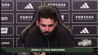 Trener Goncalo Feio o sytuacji po meczu  Brondby [upl. by Yboc858]