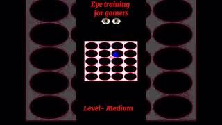 eye training level medium  gamers  eye bgmi gamer [upl. by Dorr]