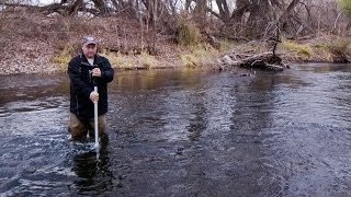 Using the FP111 Global Water Flow Probe to measure flow rate in a channel [upl. by Mourant]