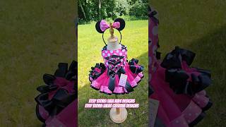 Graduation Outfit  Minnie Mouse Tutu graduation minniemouse preschoolgraduation lalakidsdesigns [upl. by Annua90]