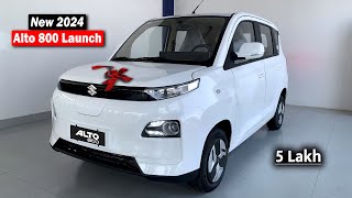 Alto 800 New Model 2024  Maruti Suzuki Alto 2024  Price Specification and Detailed Review [upl. by Ennaeiluj69]