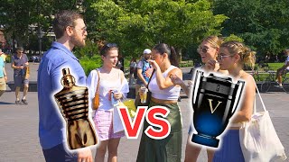 Jean Paul Gaultier Le Male Elixir Vs Paco Rabanne Invictus Victory Elixir Womens Reactions Battle [upl. by Player865]