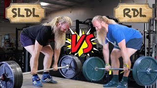 Stiff Leg Deadlift VS Romanian Deadlift [upl. by Matthieu]