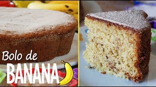 RECEITA DE BOLO FÁCIL DE BANANA  MACIO E DELICIOSO  DIKA DA NAKA [upl. by Enier]