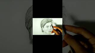 Happy birthday painting for Shahrukhh khan how to draw Shahrukh khan [upl. by Tomlin878]