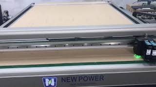 ATPJET1215FC Inkjet cutting plotterFlat bed with Continue cutting and Auto paper feed system [upl. by Johns]